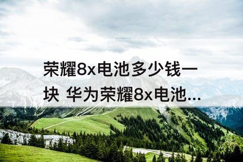 荣耀8x电池多少钱一块 华为荣耀8x电池多少钱一块