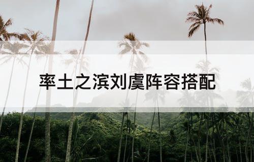 率土之滨刘虞阵容搭配