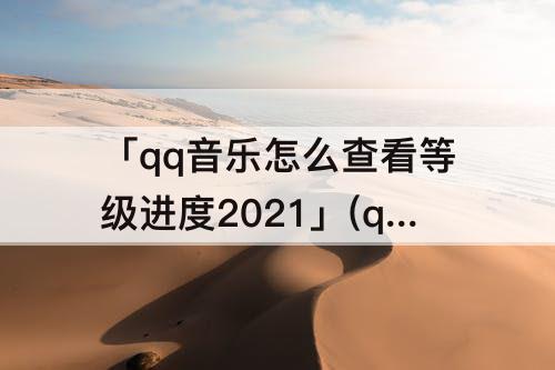 「qq音乐怎么查看等级进度2021」(qq音乐怎么查看等级进度2021年11月份)