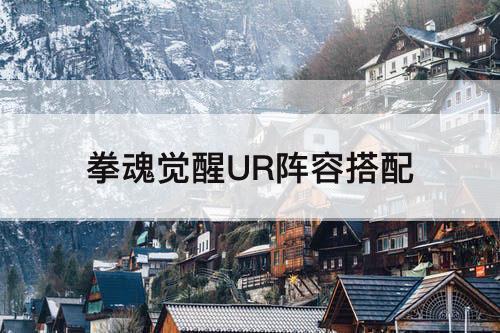 拳魂觉醒UR阵容搭配