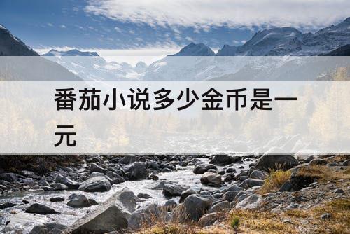 番茄小说多少金币是一元