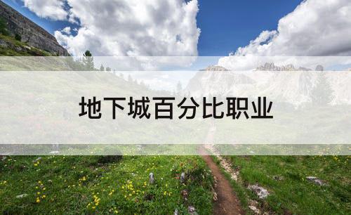 地下城百分比职业