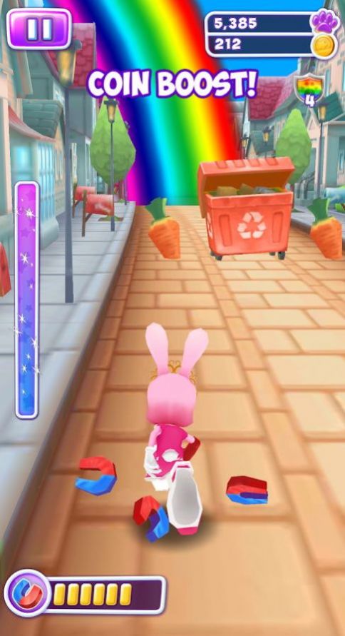 兔子的奇妙小镇跑酷  v1.3.1图3